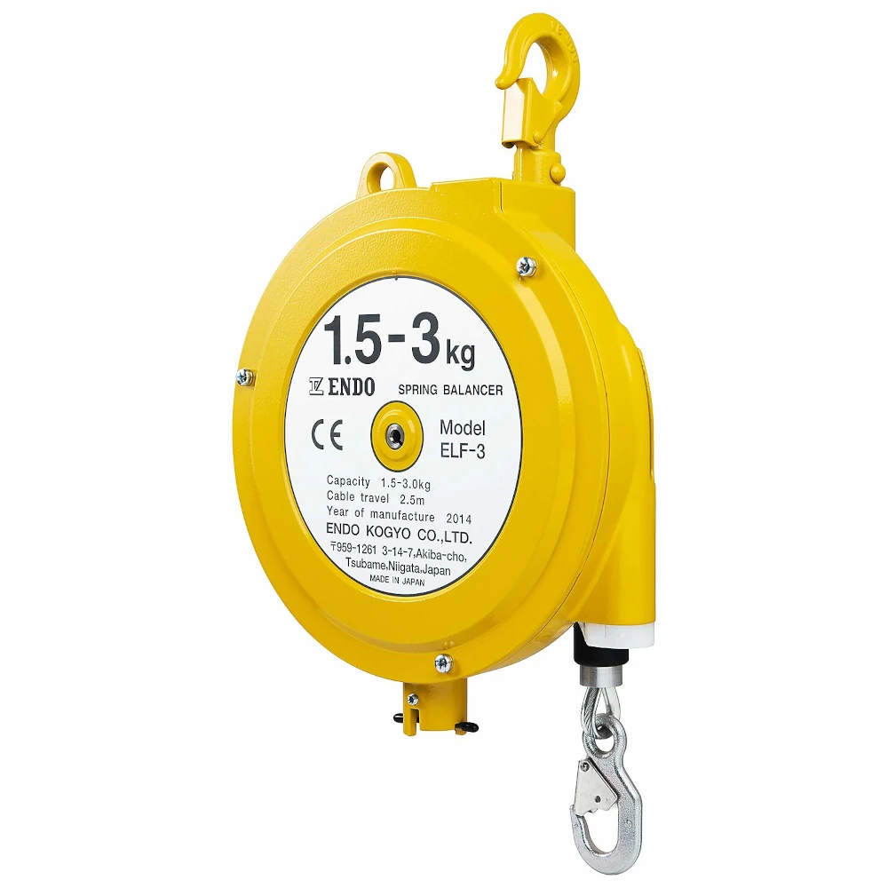 ENDO gara gājiena atsperu balansieris (ELF-3), 1,5–3 kg