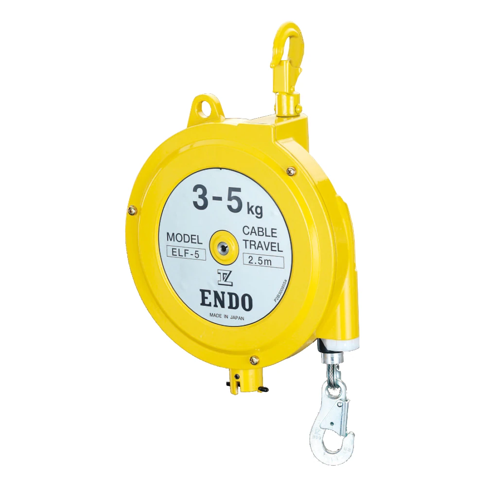ENDO atsperu balansieris ar pagarinātu gājienu (ELF-5), 3–5 kg