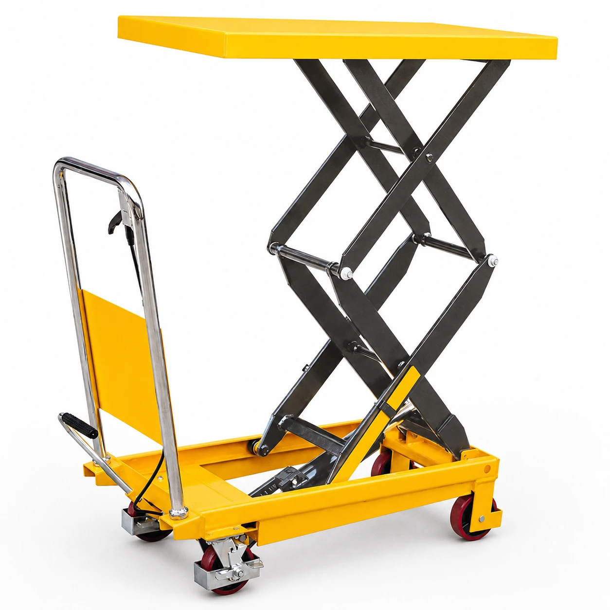 Pārvietojams dubultšķēru pacelšanas galds (MPS150D), 150 kg, 1100 mm