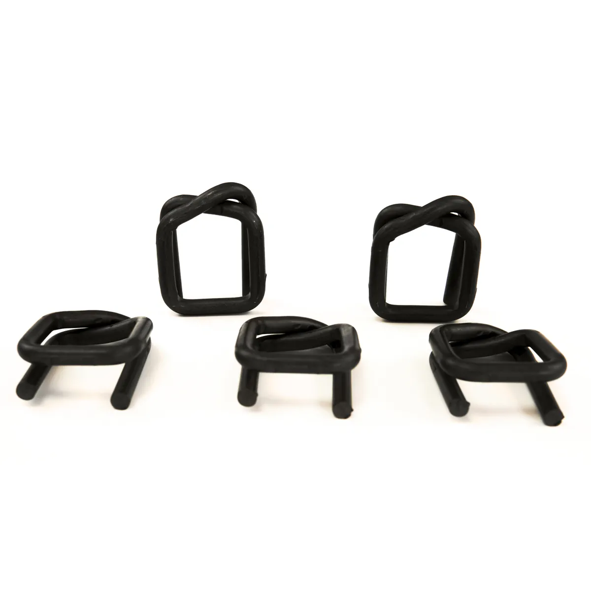 Fosfatētas stieples sprādzes poliestera iepakošanas lentei (BUCKLES-32F), 32 mm