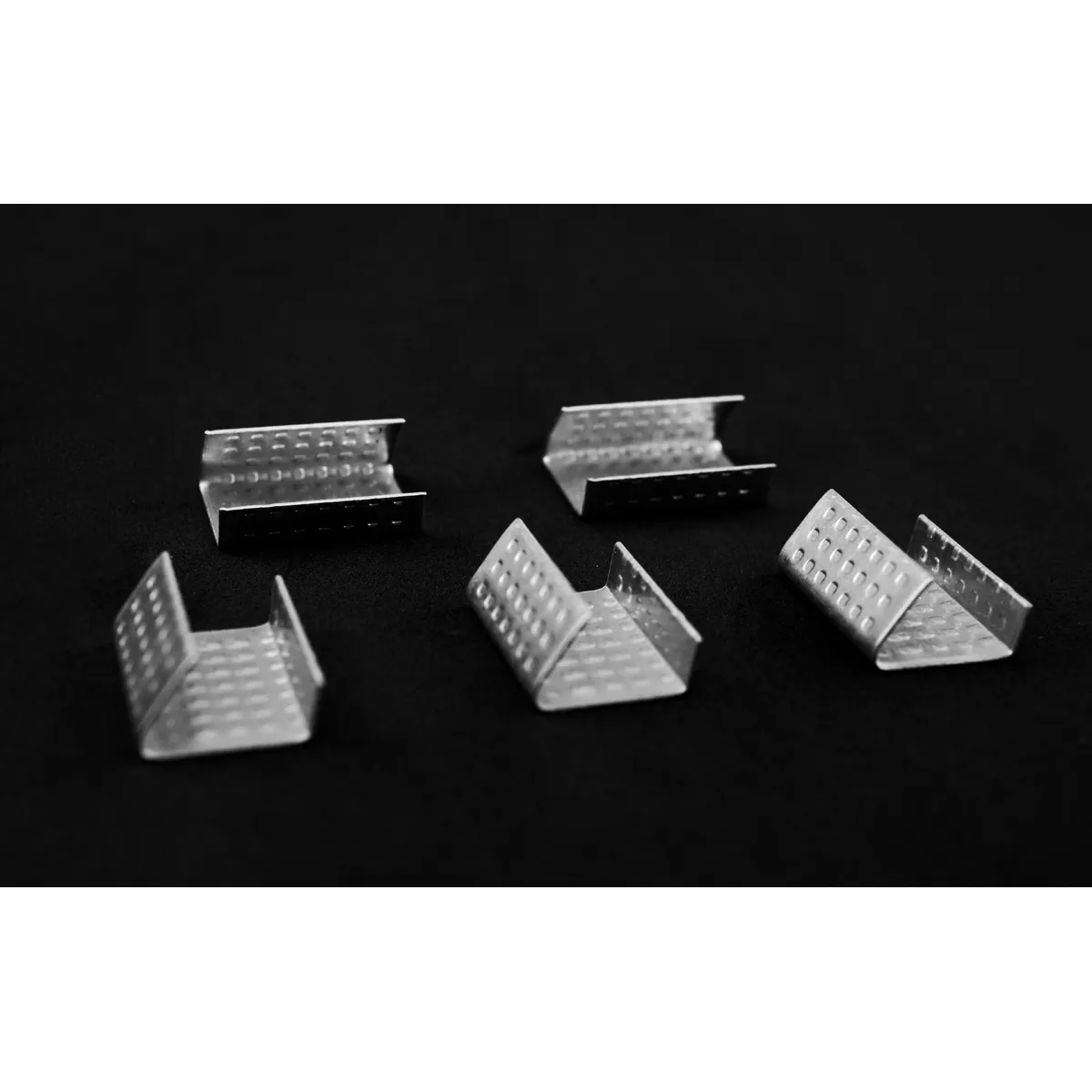 Tērauda skavas PP iepakošanas lentei (BUCKLES-16PP), 16 mm