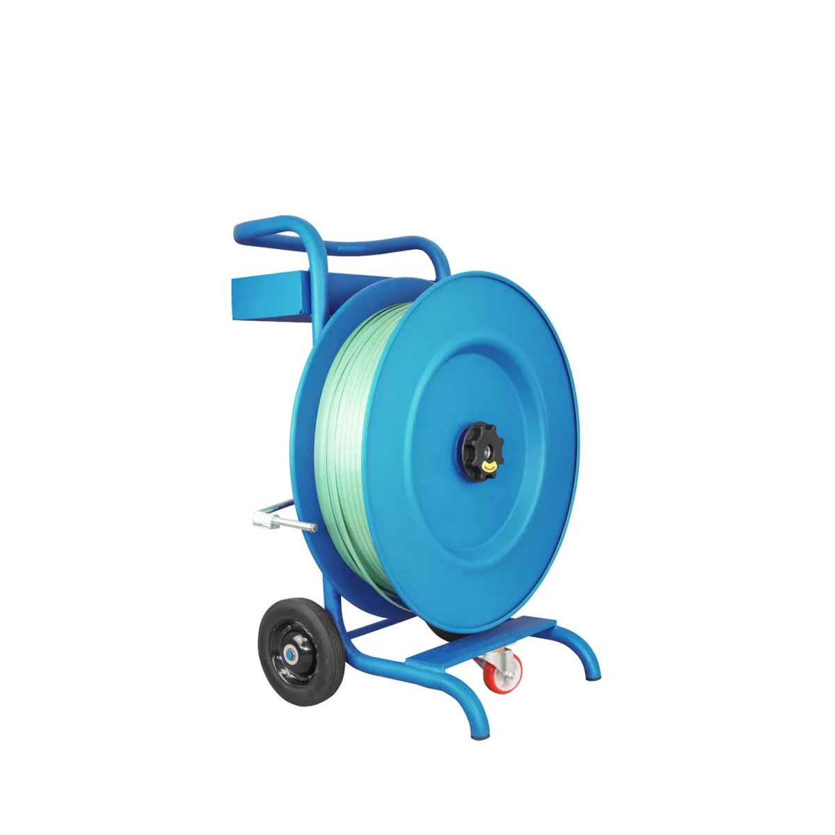 PET/PP un tērauda iepakošanas lenšu attinējs (COIL-DISPENSER-3)