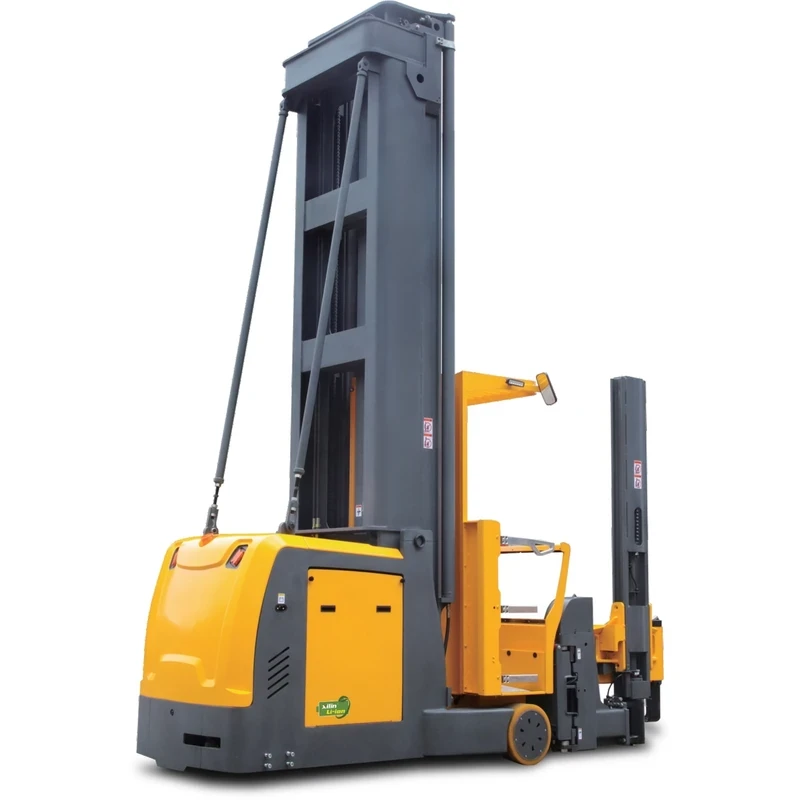 Ļoti šauru eju iekrāvējs ar paceļamu operatora kabīni (REV15TS), 1500 kg, 9200–13000 mm