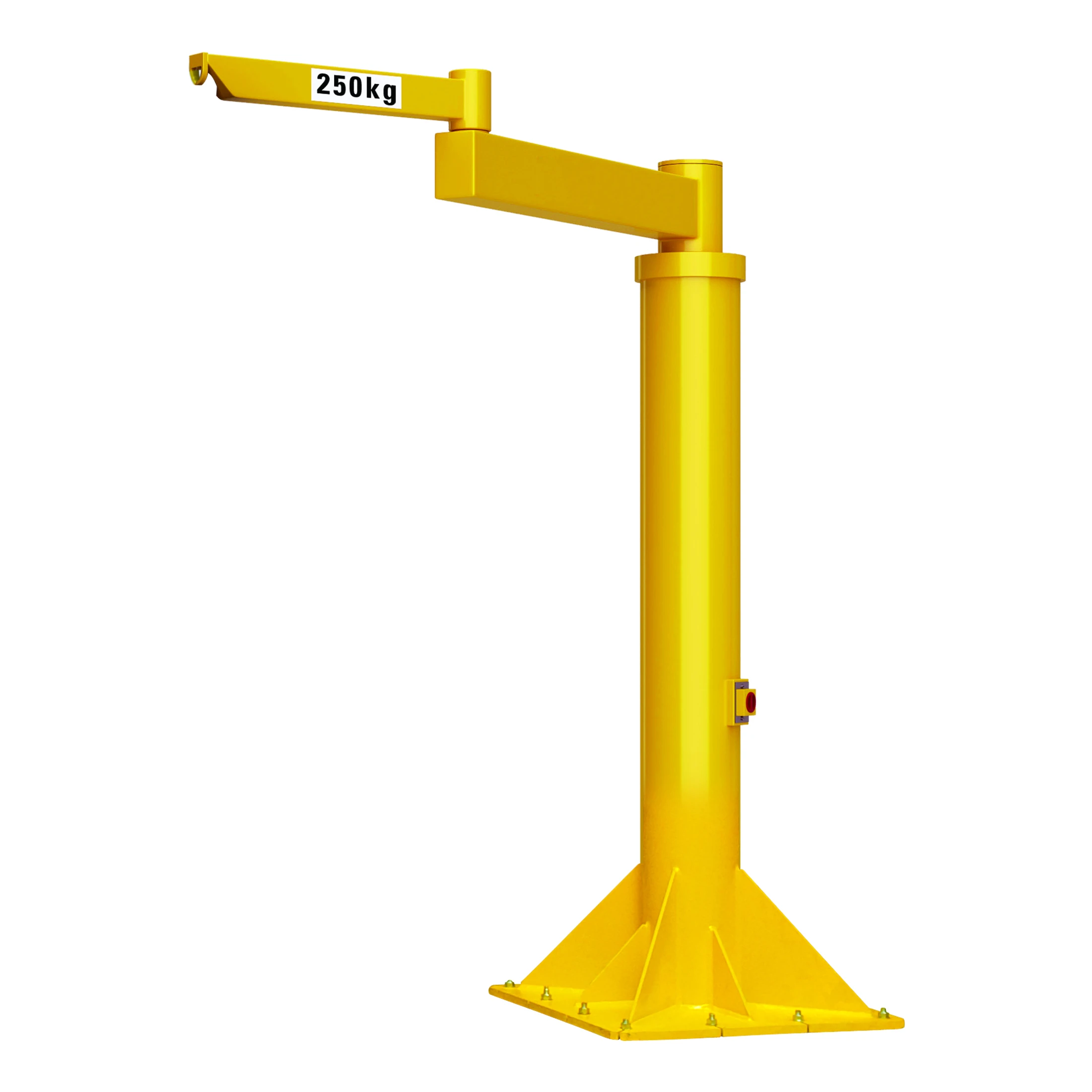 Šarnīrveida kolonnas konsolceltnis ar pašnesošu balsta mezglu (ZSD-S), 50–1000 kg, 2–5 m
